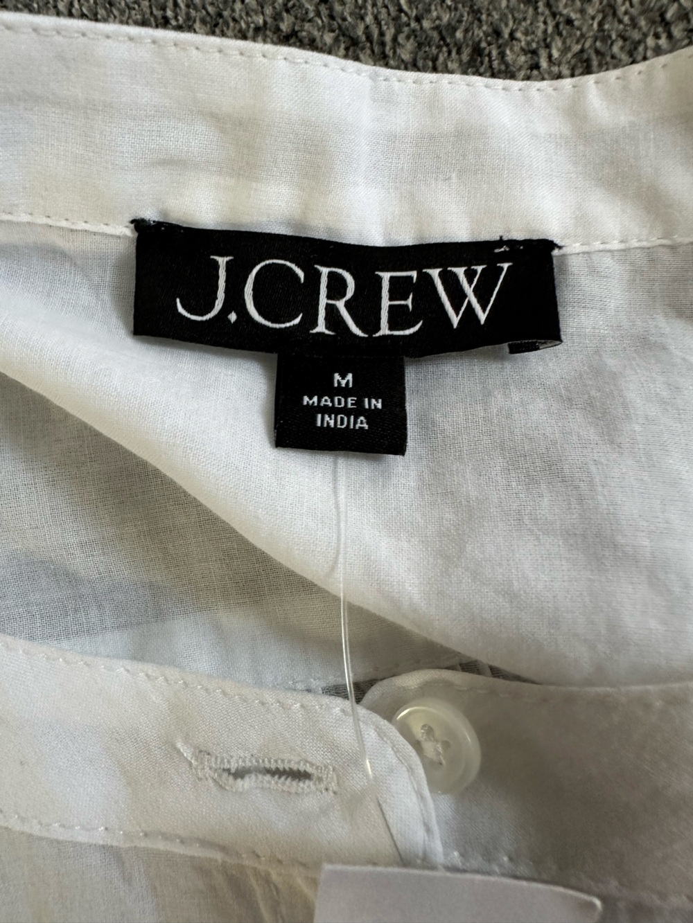 NWT J Crew Flutter Sleeve Blouse - Medium - Picture 9 of 12